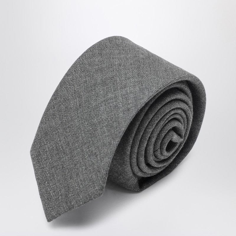 Neckties Thom Browne - Grey wool tie - One size Brand