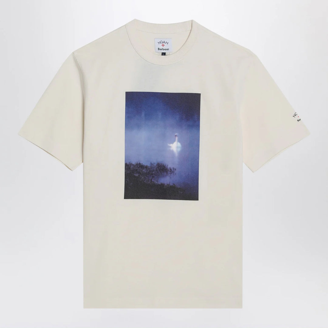 Barbour - Archive T-shirt white Barbour x NOAH