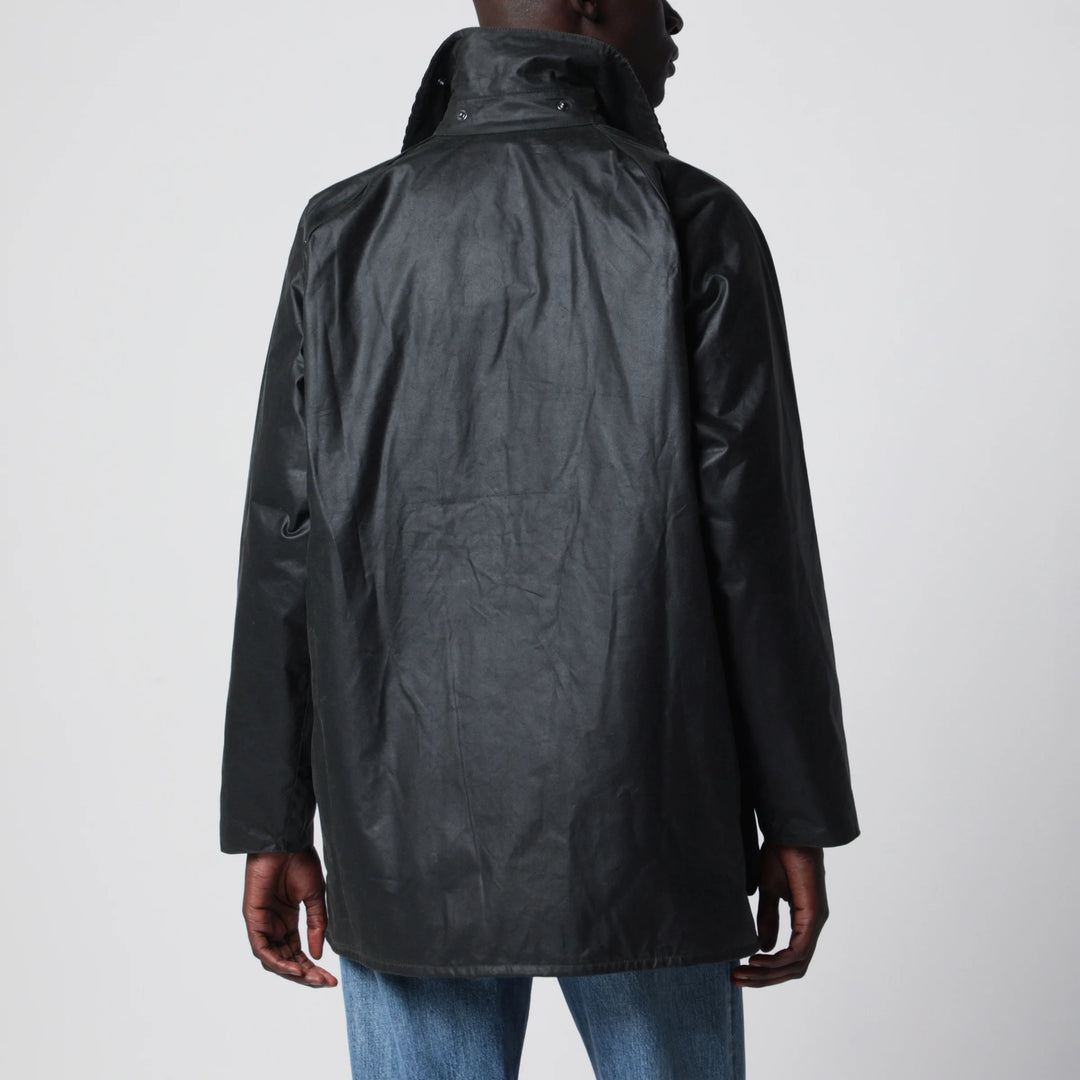 Barbour - Sage green Beaufort waxed jacket