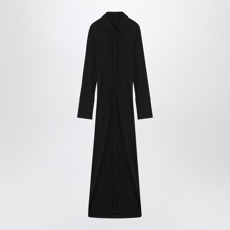 Dresses Sportmax - Black shirt dress in viscose jersey - L Brand