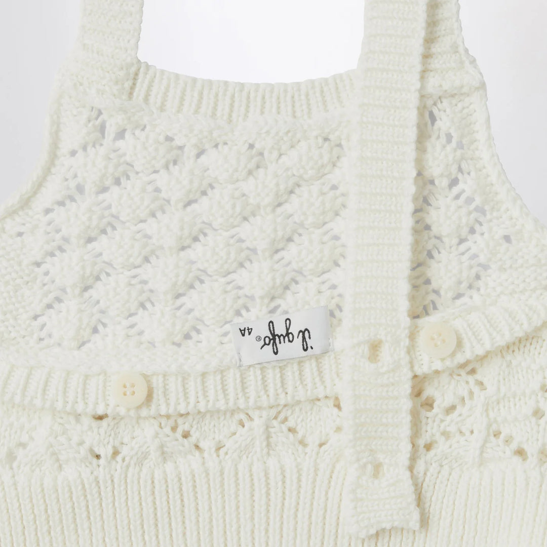 Il Gufo - Milk white crochet top