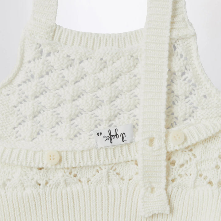 Il Gufo - Milk white crochet top