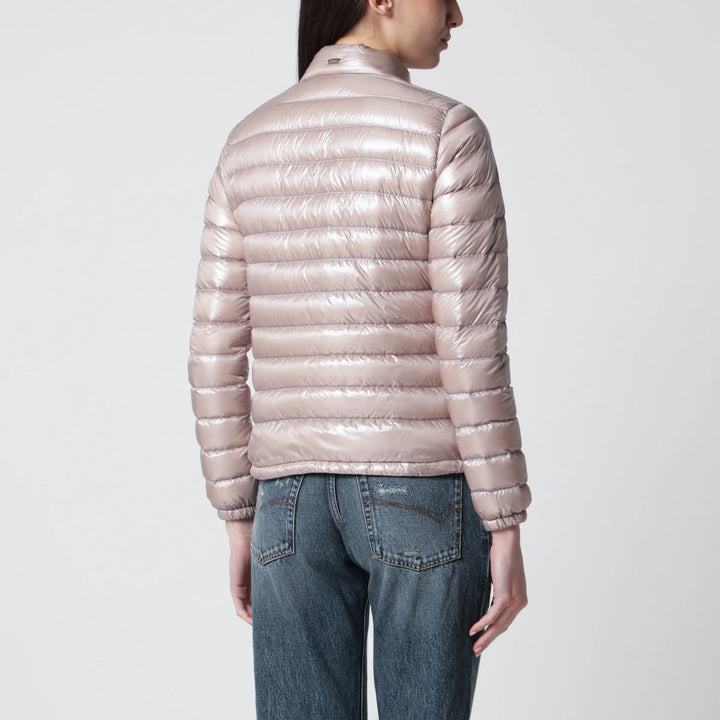 HERNO - Ultralight Nylon Bomber Powder Pink