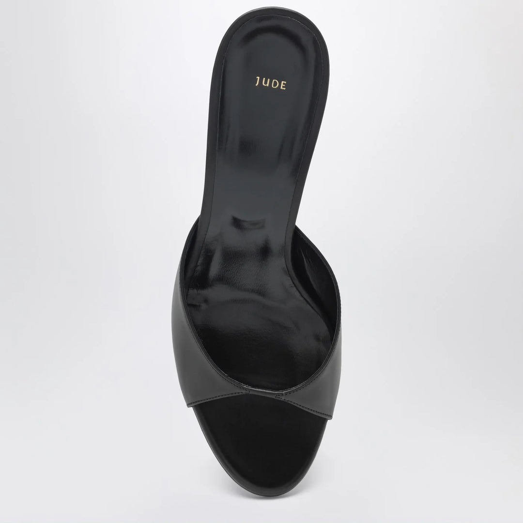 Jude - Haze sandal in black leather