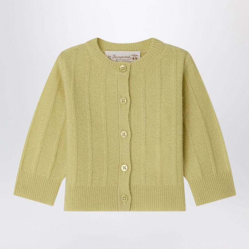 Shirts & Tops Bonpoint - Leander light green cashmere cardigan - 2 Y Brand