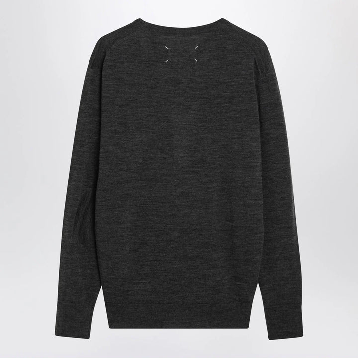 Maison Margiela - Grey wool-blend sweater
