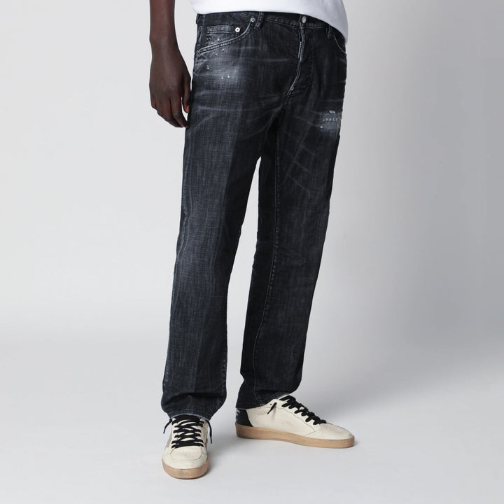 Dsquared2 - Black washed-effect distressed jeans