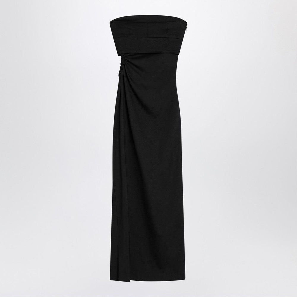 Dresses 42 Max Mara Black bustier dress in wool blend Brand