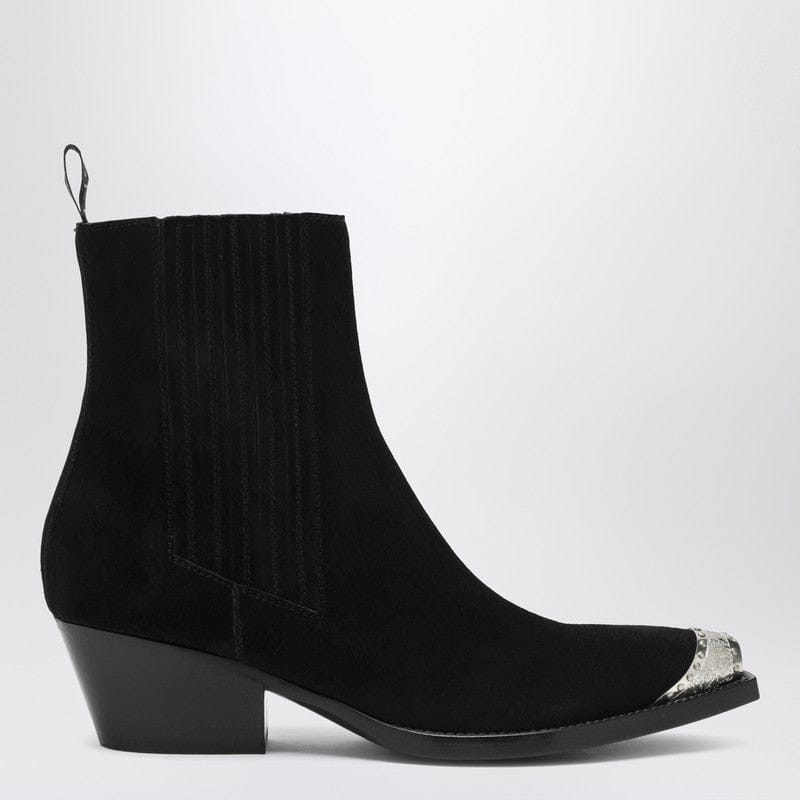 Shoes Sartore - Black suede Wax ankle boot - 36 IT Brand