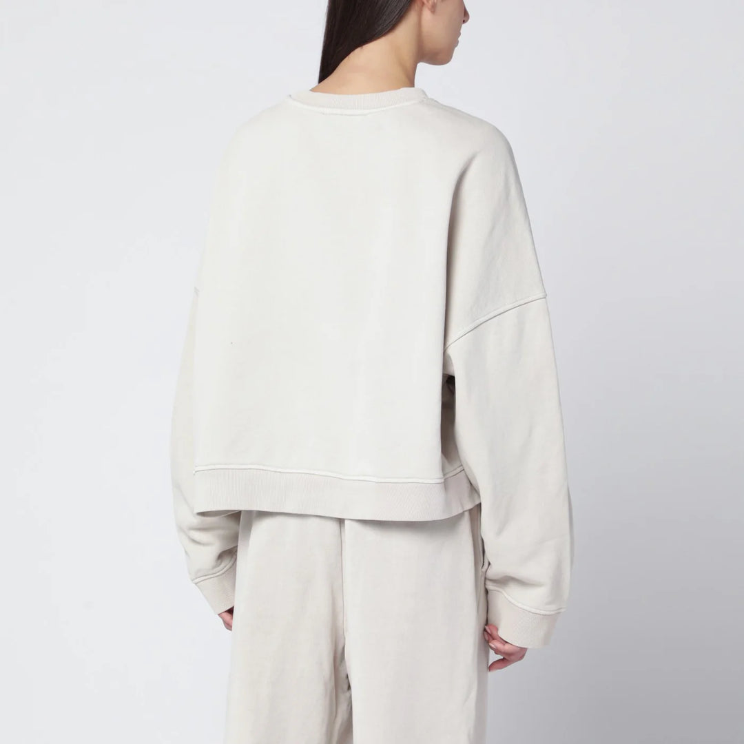 Entire Studios - Oversized white crewneck sweatshirt