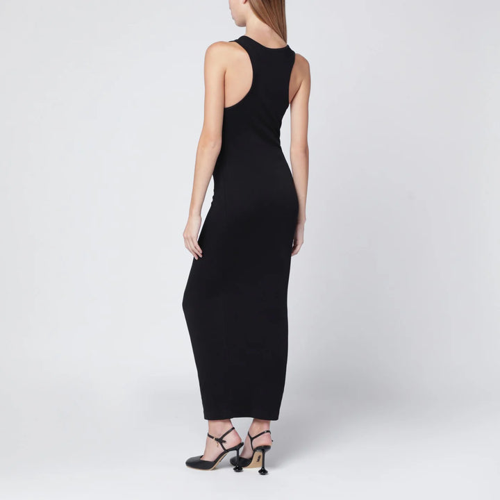 Entire Studios - Black sleeveless cotton-blend dress