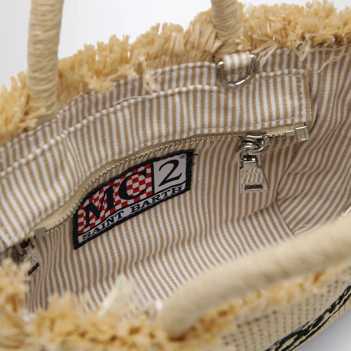 MC2 Saint Barth - Small Colette bag in straw-effect fabric