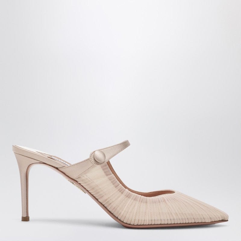 Hells Aquazzura - Voile Mule 75 powder pink - 36,5 IT Brand