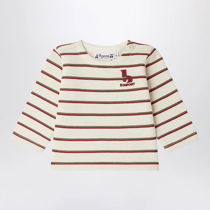 Bonpoint - Tourbillon striped cotton T-shirt