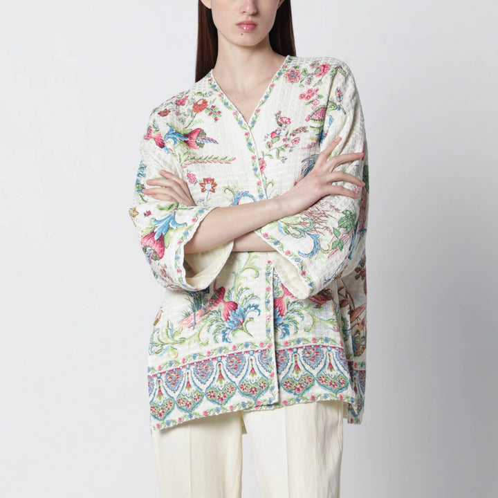 ETRO - Kesa in cotton-blend mat fabric