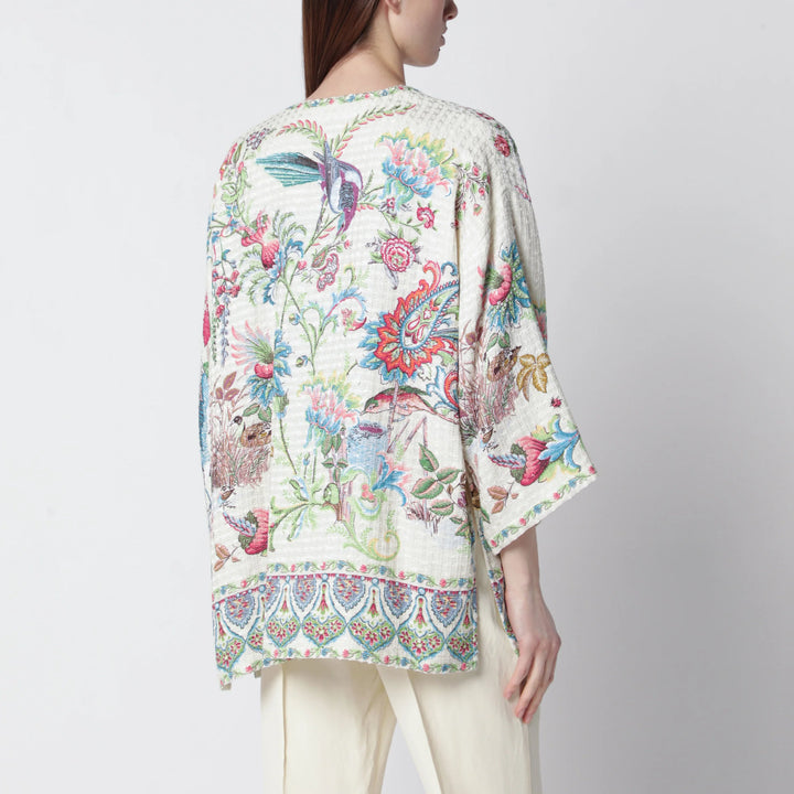 ETRO - Kesa in cotton-blend mat fabric