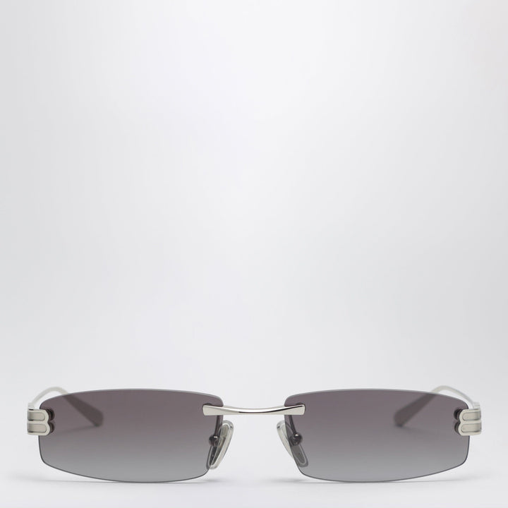 Apparel &amp; Accessories TU Balenciaga - Gossip rectangular Silver/Gradient Grey sunglasses Brand