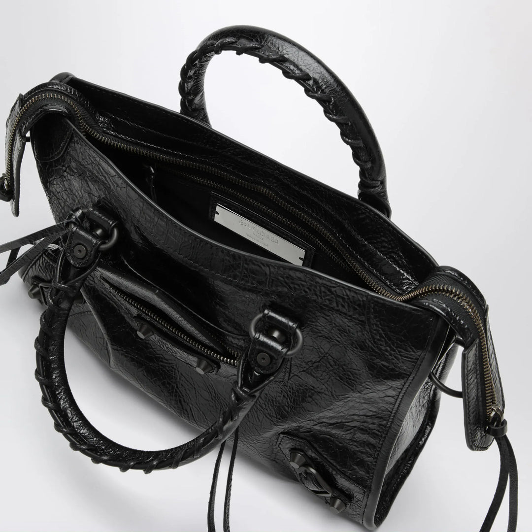 Balenciaga - Small Le City handbag in Arena lambskin black Brand Apparel &amp; Accessories TU