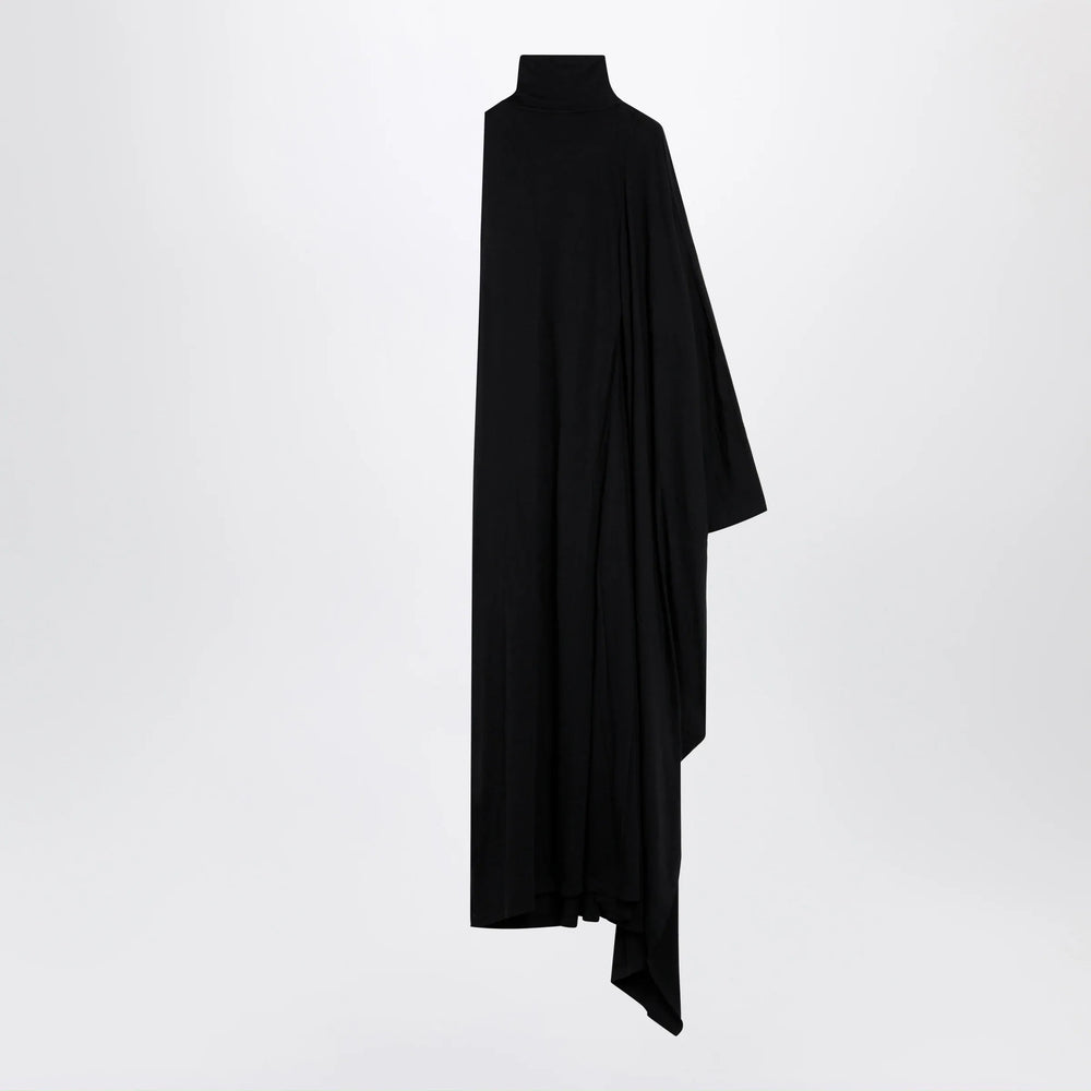 Balenciaga - The Door draped maxi cotton jersey dress in black Brand Apparel & Accessories XS