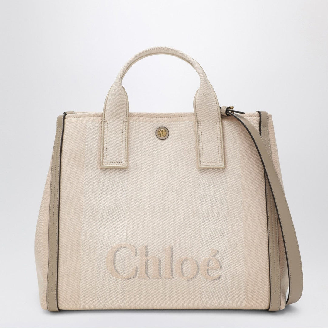 Apparel &amp; Accessories TU Carry tote bag in pink beige striped canvas Brand