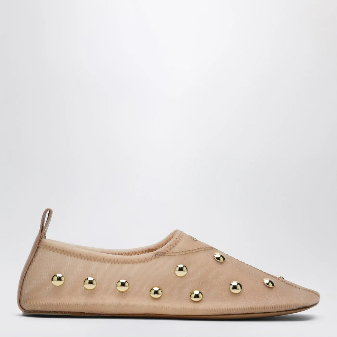 Chloé - Rita Blushy Beige ballet flats in transparent mesh Brand Apparel &amp; Accessories