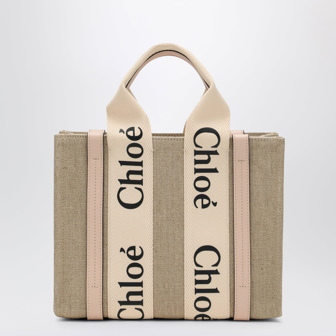 Apparel & Accessories TU Chloé - Woody little bag in beige canvas Brand