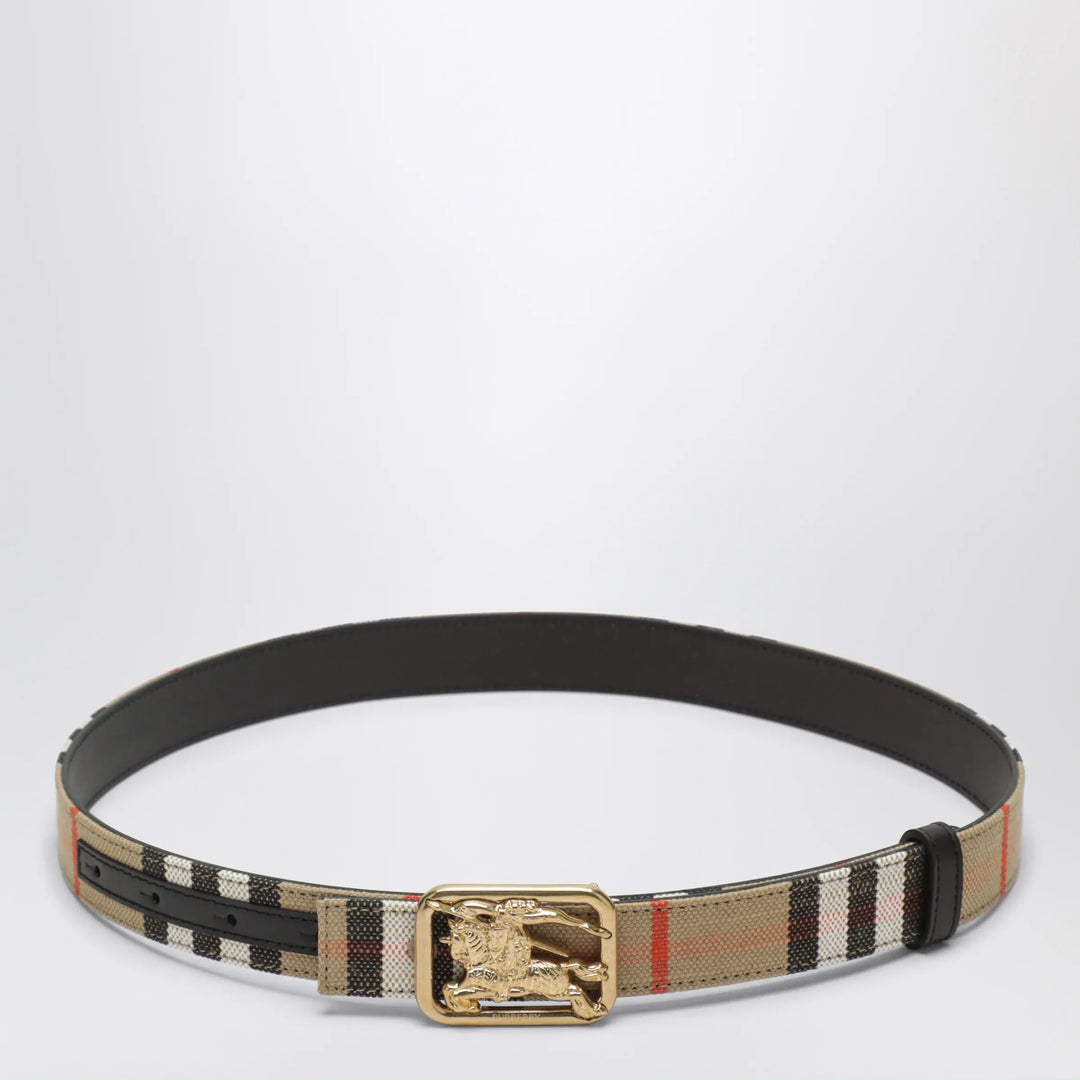 Burberry - Reversible Rider belt in sand beige/Brown Peat Brand Apparel &amp; Accessories > Clothing Accessories > Belts S