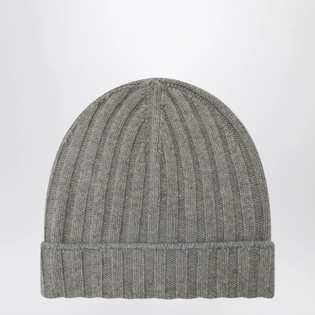 Brunello Cucinelli - Grey cashmere hat Brand Apparel & Accessories > Clothing Accessories > Hats M