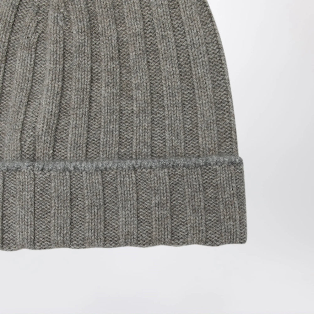 Brunello Cucinelli - Grey cashmere hat Brand Apparel & Accessories > Clothing Accessories > Hats M