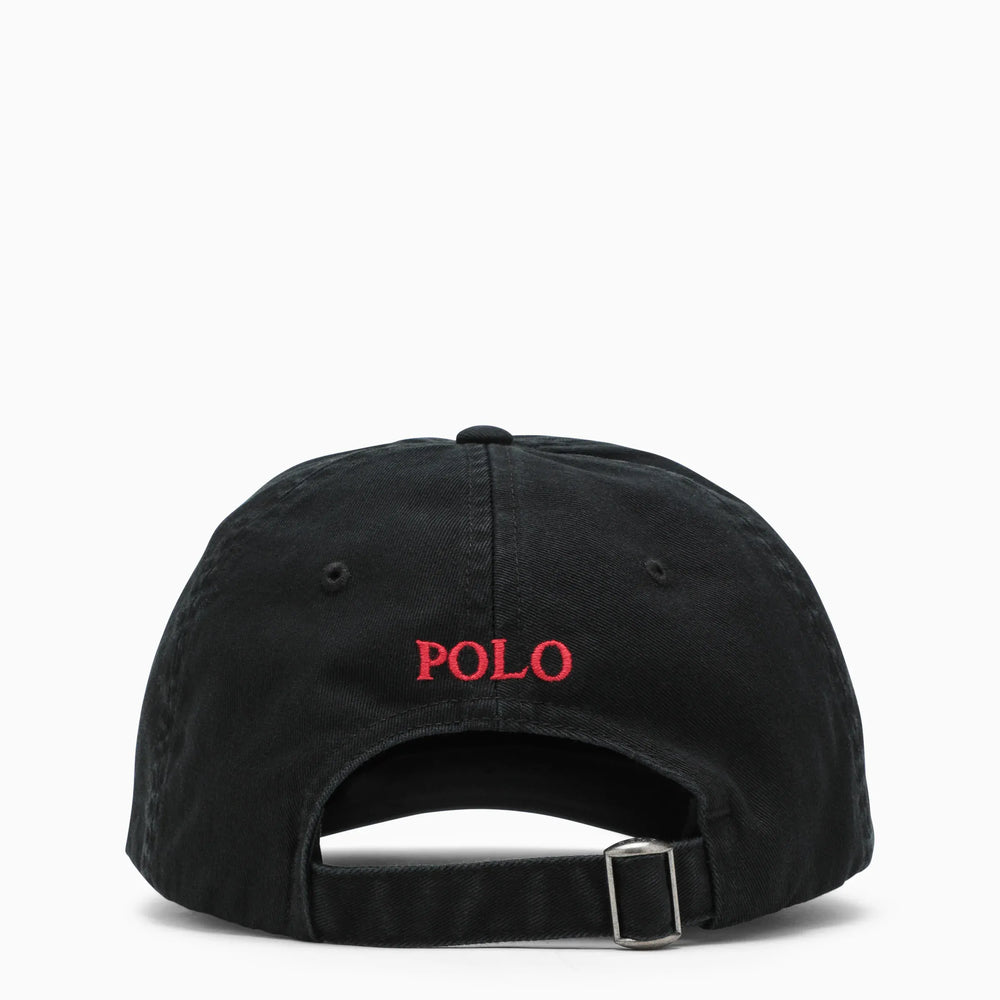 Polo Ralph Lauren - Black baseball cap with logo Brand Apparel & Accessories > Clothing Accessories > Hats U