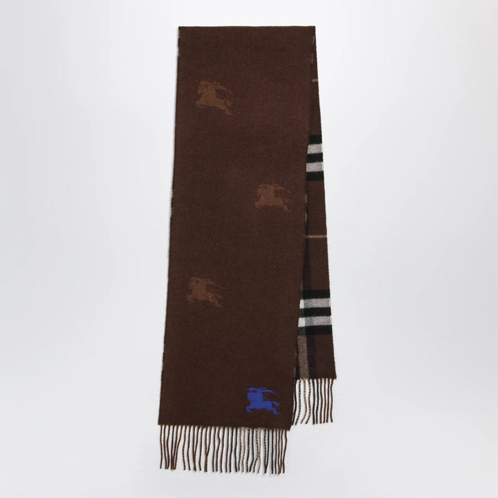 Burberry - Reversible Check cashmere scarf with EKD Brand Apparel &amp; Accessories > Clothing Accessories > Scarves &amp; Shawls TU