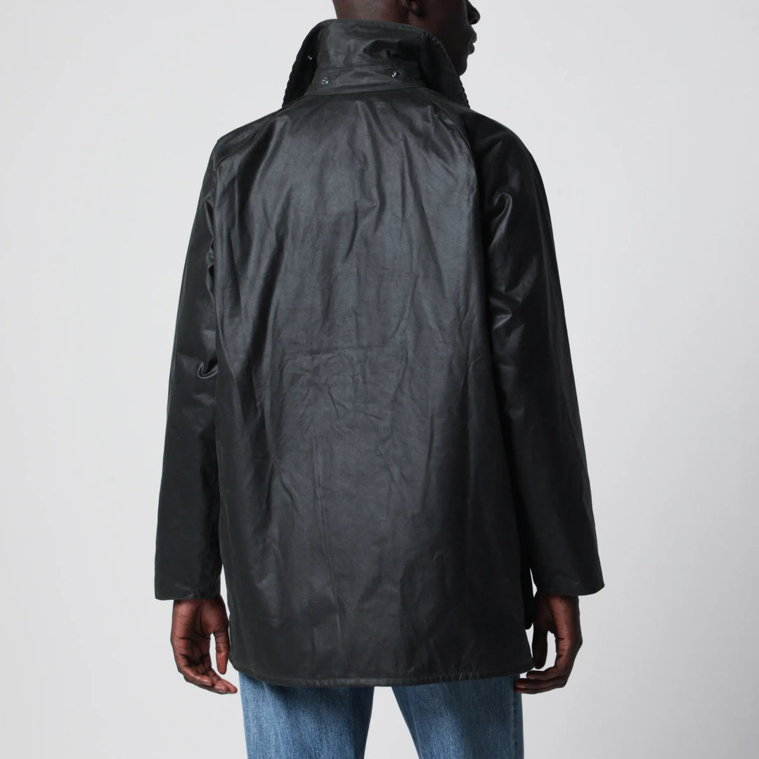 Barbour - Sage green Beaufort waxed jacket Brand Apparel &amp; Accessories > Clothing > Outerwear > Coats &amp; Jackets