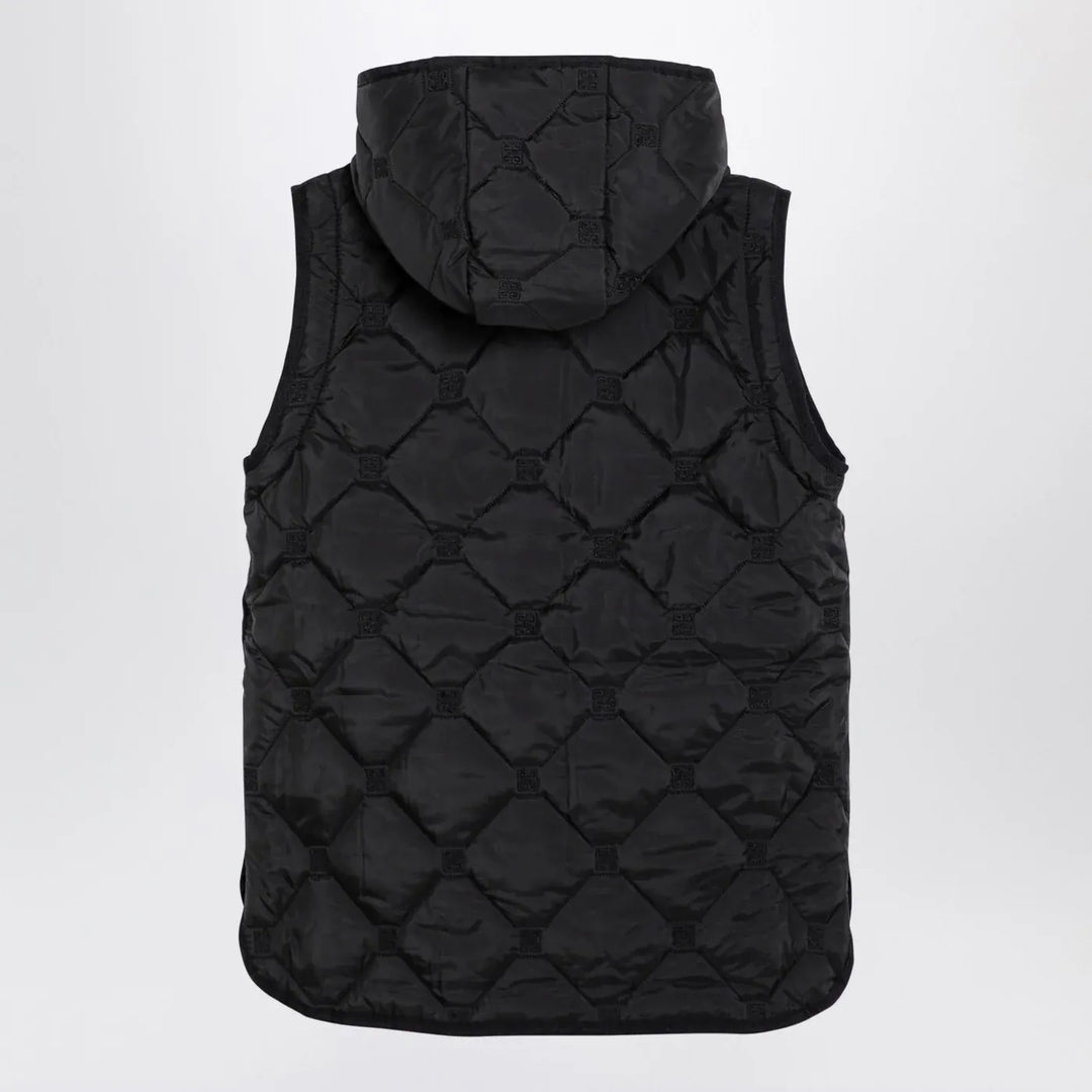 Givenchy - Black quilted parka with removable sleeves Brand Apparel &amp; Accessories > Clothing > Outerwear > Coats &amp; Jackets 10