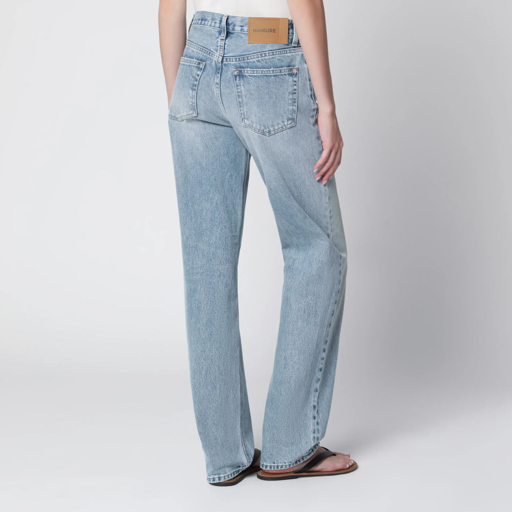HAIKURE - Lisa straight-leg jeans in cotton denim, light blue Brand Apparel & Accessories > Clothing > Pants