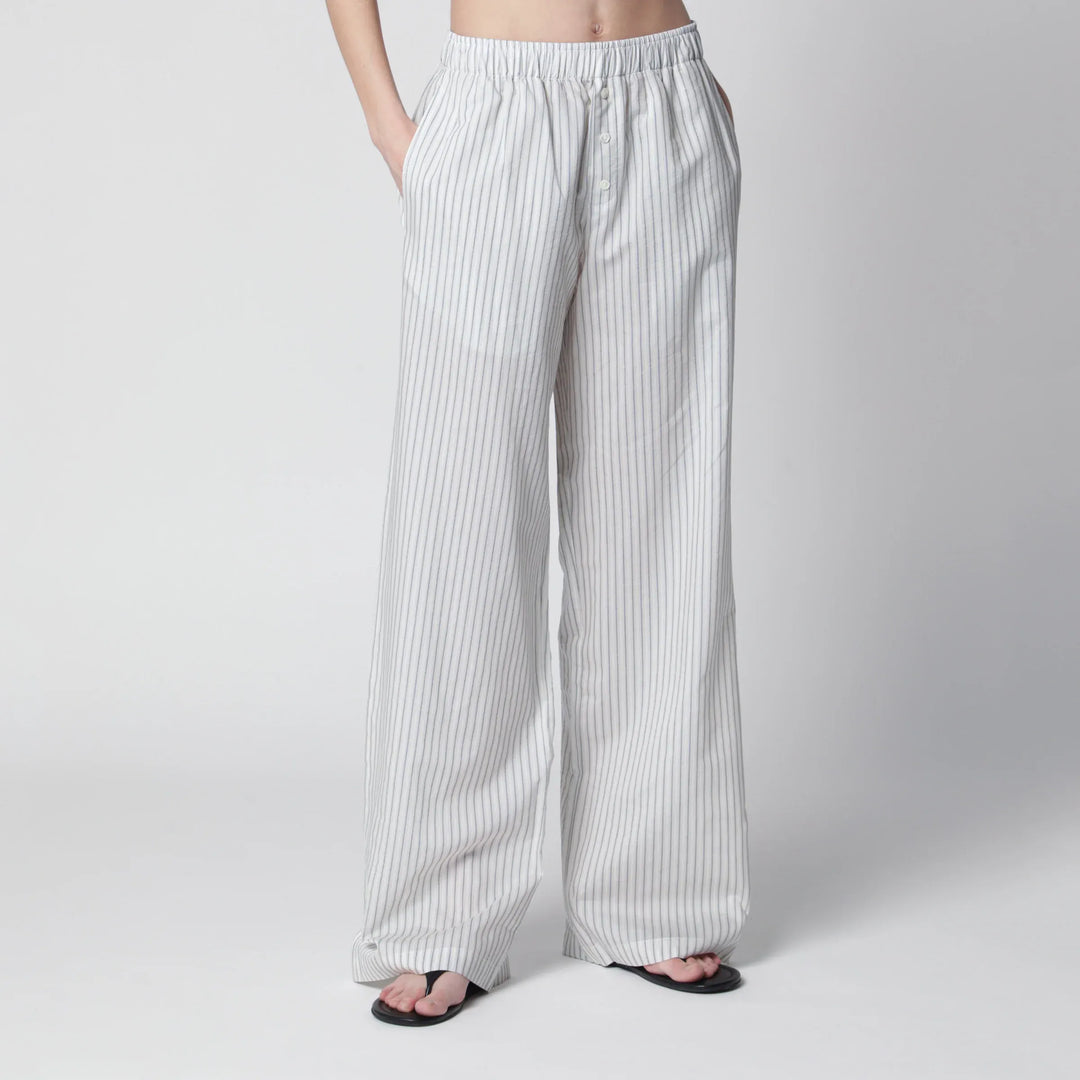 Róhe - Silk striped pajama trousers Brand Apparel & Accessories > Clothing > Pants 34  FR