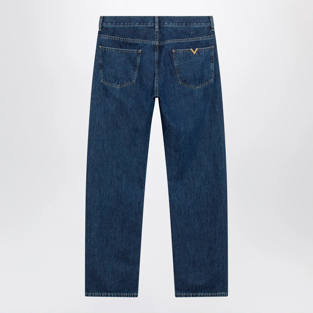 Valentino - Blue jeans with Vlogo detail Brand Apparel & Accessories > Clothing > Pants