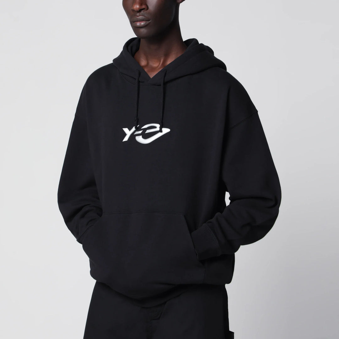 adidas Y-3 - Y-3 French Terry hoodie in black with Liquid logo Brand Apparel &amp; Accessories > Clothing > Shirts &amp; Tops M