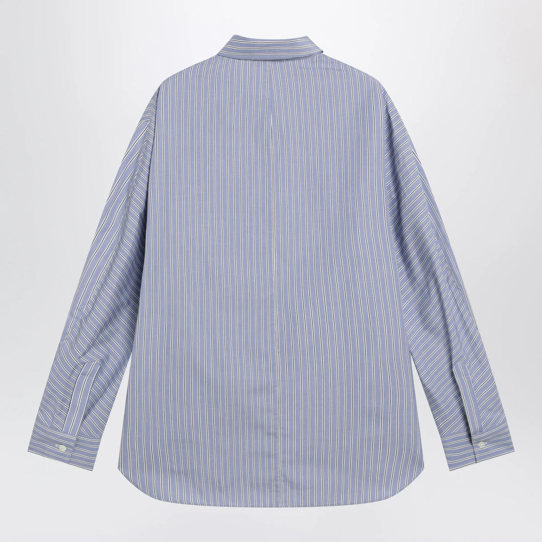 Givenchy - White/blue striped poplin shirt Brand Apparel &amp; Accessories > Clothing > Shirts &amp; Tops