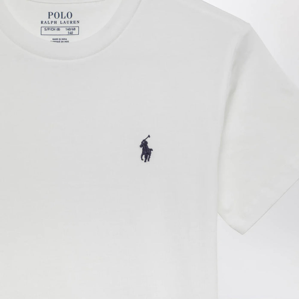 Polo Ralph Lauren - White cotton T-shirt Brand Apparel & Accessories > Clothing > Shirts & Tops S