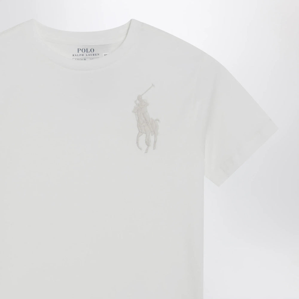 Polo Ralph Lauren - White T-shirt with embroidered logo Brand Apparel & Accessories > Clothing > Shirts & Tops XL
