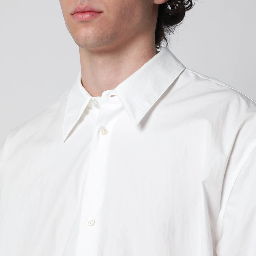 STUDIO NICHOLSON - White cotton shirt Brand Apparel & Accessories > Clothing > Shirts & Tops