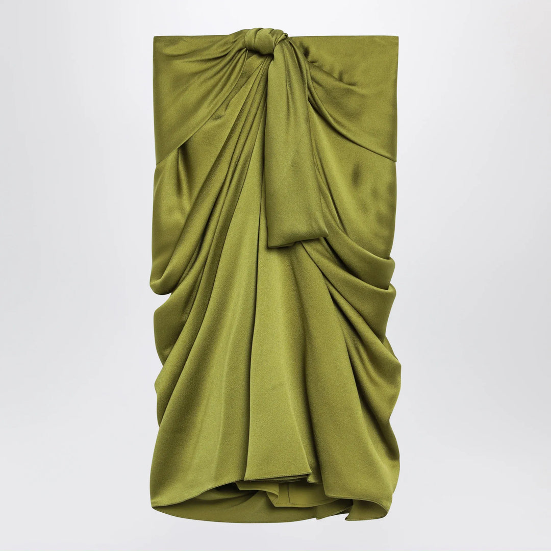 Chloé - Green draped silk skirt Brand Apparel &amp; Accessories > Clothing > Skirts 36  FR