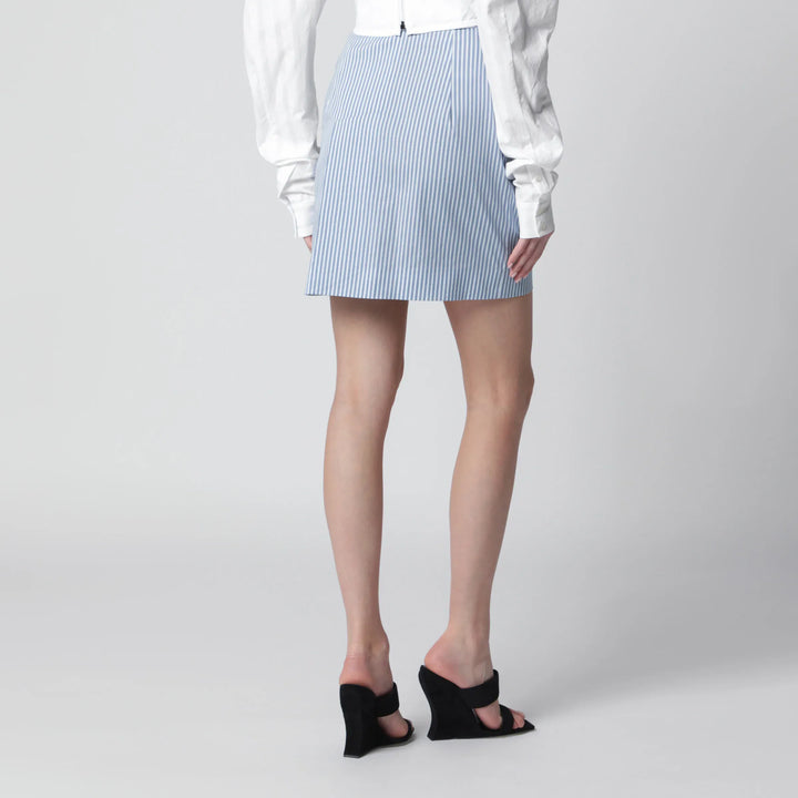 Vivienne Westwood - Light blue striped mini skirt Brand Apparel &amp; Accessories > Clothing > Skirts
