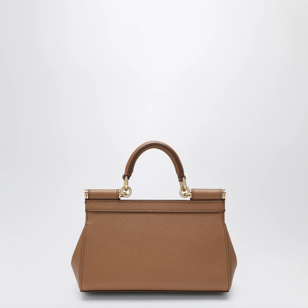 Dolce&Gabbana - Small Sicily handbag in caramel Brand Apparel & Accessories U