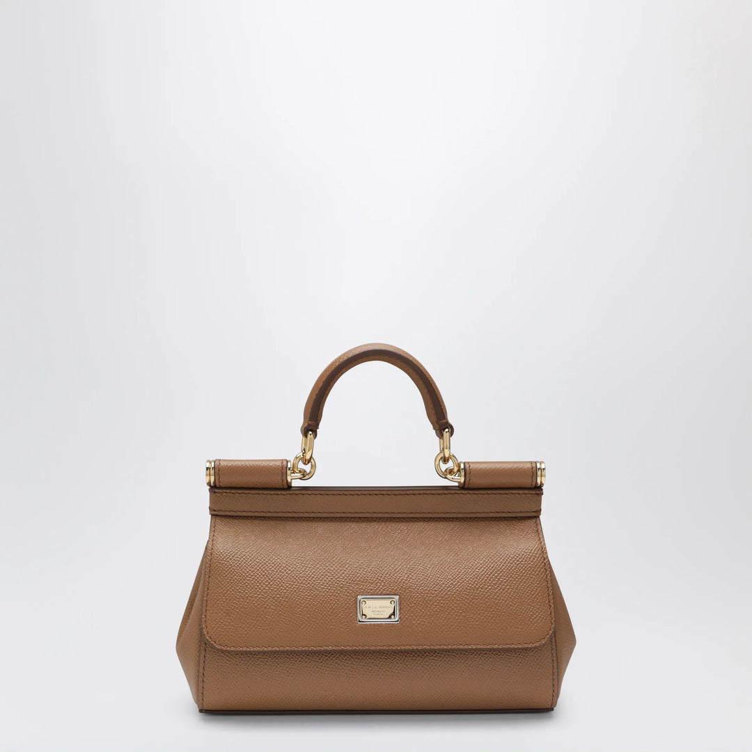 Dolce&amp;Gabbana - Small Sicily handbag in caramel Brand Apparel &amp; Accessories U