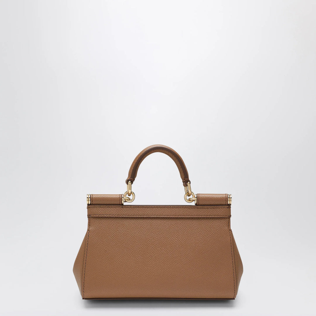 Dolce&amp;Gabbana - Small Sicily handbag in caramel Brand Apparel &amp; Accessories U