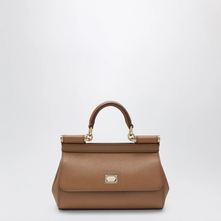 Dolce&amp;Gabbana - Small Sicily handbag in caramel Brand Apparel &amp; Accessories U