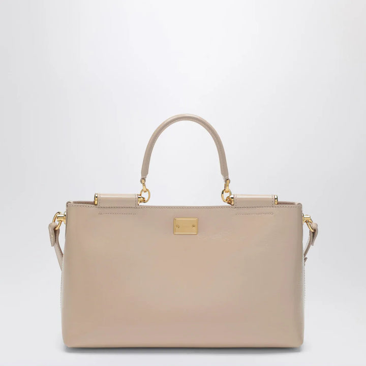 Dolce&amp;Gabbana - Vittoria handbag in flesh-coloured leather Brand Apparel &amp; Accessories U