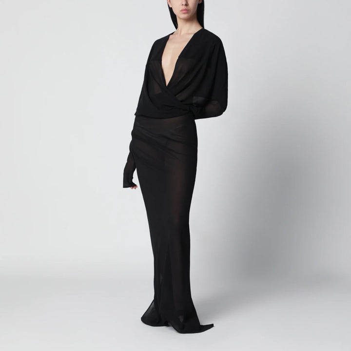 Entire Studios - Long semi-sheer black dress Brand Apparel &amp; Accessories XS