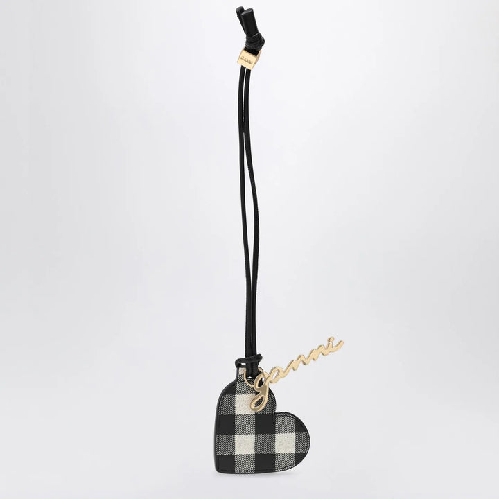 GANNI - Heart-shaped mirror Bou black Brand Apparel &amp; Accessories TU